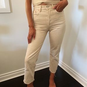 Zara slim/straight leg jeans